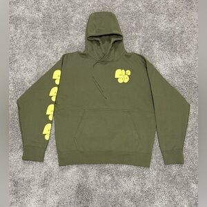 NIKE‎ SB PULLOVER FLEECE HOODIE OLIVE GREEN MENS SIZE MEDIUM